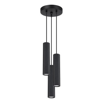 Chandelier on a string KARBON 3xGU10/10W/230V black