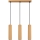 Chandelier on a string KARBON 3xGU10/10W/230V gold