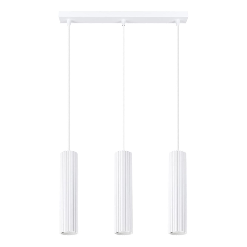 Chandelier on a string KARBON 3xGU10/10W/230V white