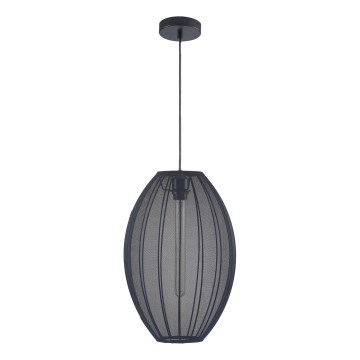Chandelier on a string KAREI 1xE27/20W/230V d. 30 cm black