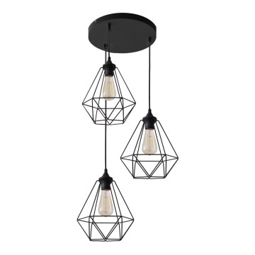Chandelier on a string KARO 3xE27/15W/230V
