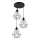 Chandelier on a string KARO 3xE27/15W/230V