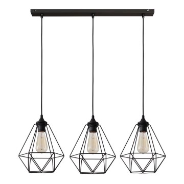 Chandelier on a string KARO 3xE27/15W/230V