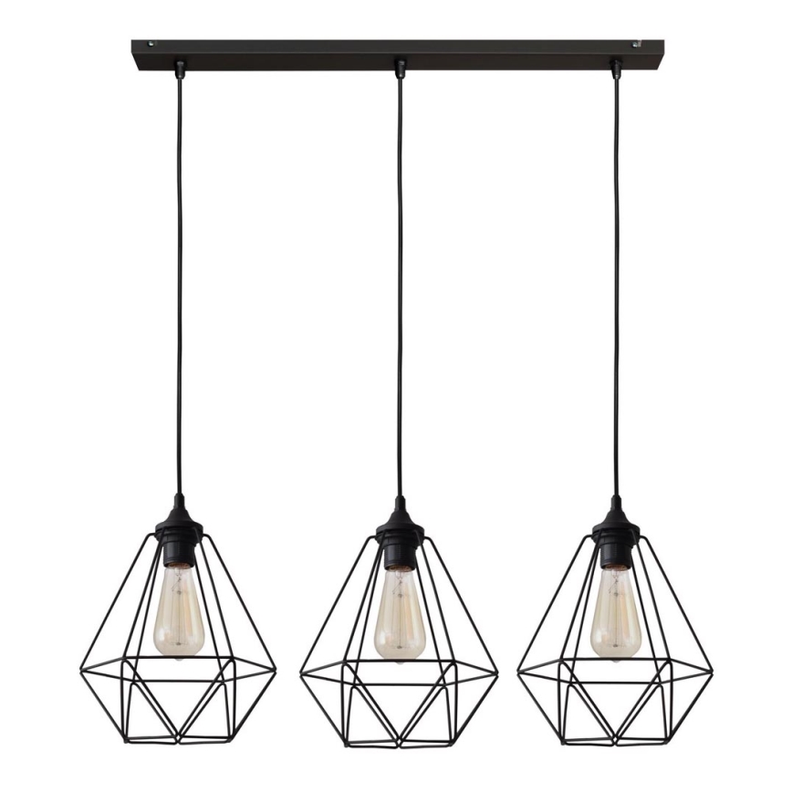Chandelier on a string KARO 3xE27/15W/230V
