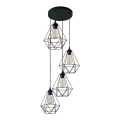 Chandelier on a string KARO 4xE27/15W/230V