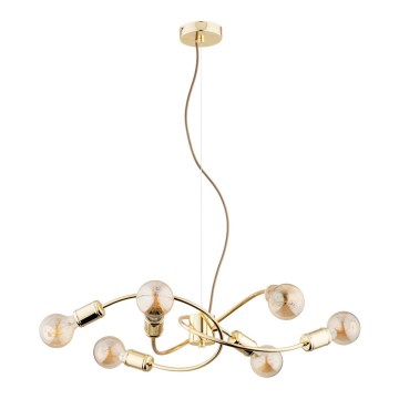 Chandelier on a string KARUZO 6xE27/60W/230V