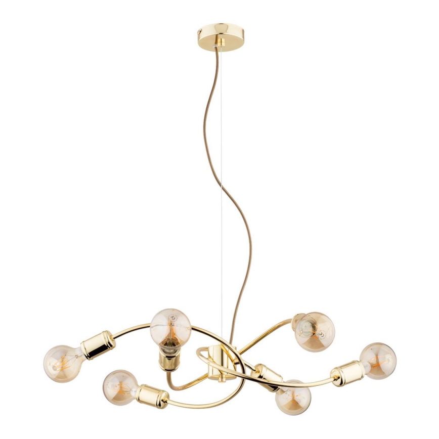 Chandelier on a string KARUZO 6xE27/60W/230V