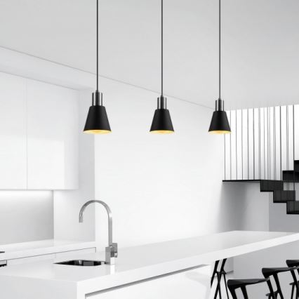 Chandelier on a string KEM 1xE27/40W/230V black