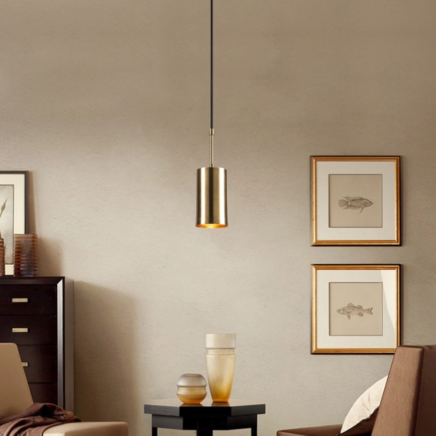 Chandelier on a string KEM 1xE27/40W/230V gold