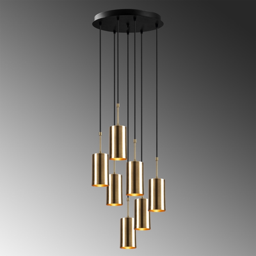Chandelier on a string KEM 7xE27/40W/230V
