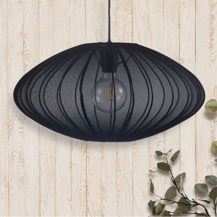 Chandelier on a string KINU 1xE27/20W/230V d. 50 cm black
