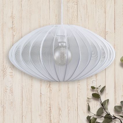 Chandelier on a string KINU 1xE27/20W/230V d. 50 cm white
