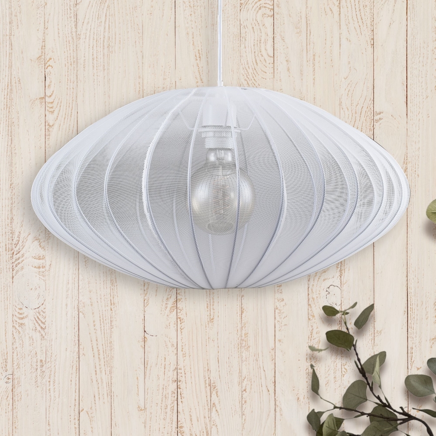 Chandelier on a string KINU 1xE27/20W/230V d. 50 cm white