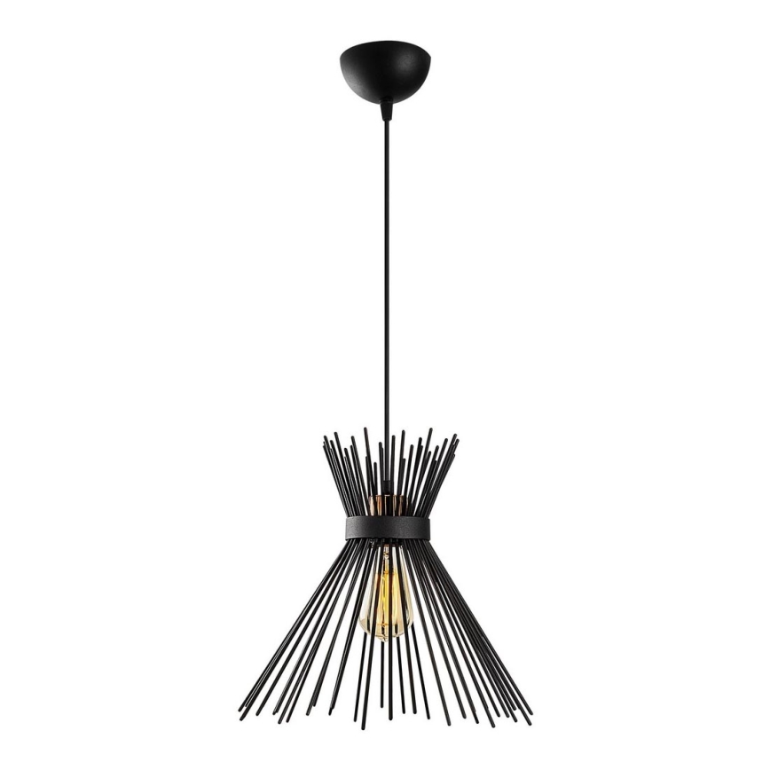 Chandelier on a string KIRPI 1xE27/40W/230V black