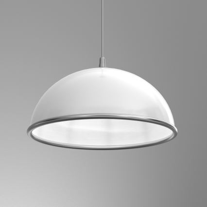Chandelier on a string KITCHEN 1xE27/15W/230V white/shiny chrome