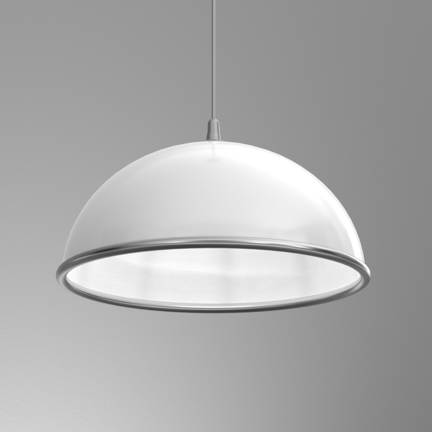 Chandelier on a string KITCHEN 1xE27/15W/230V white/shiny chrome