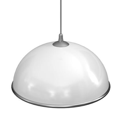 Chandelier on a string KITCHEN 1xE27/15W/230V white/shiny chrome