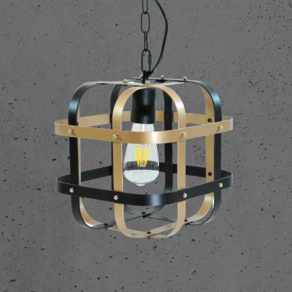 Chandelier on a string KLATKA 1xE27/10W/230V