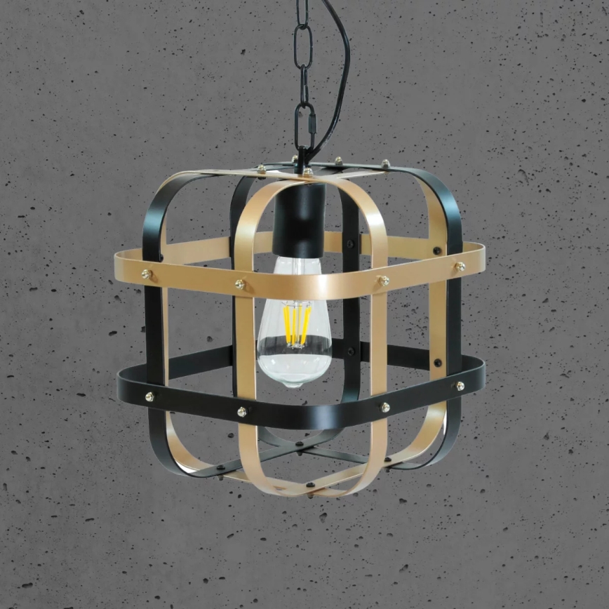 Chandelier on a string KLATKA 1xE27/10W/230V