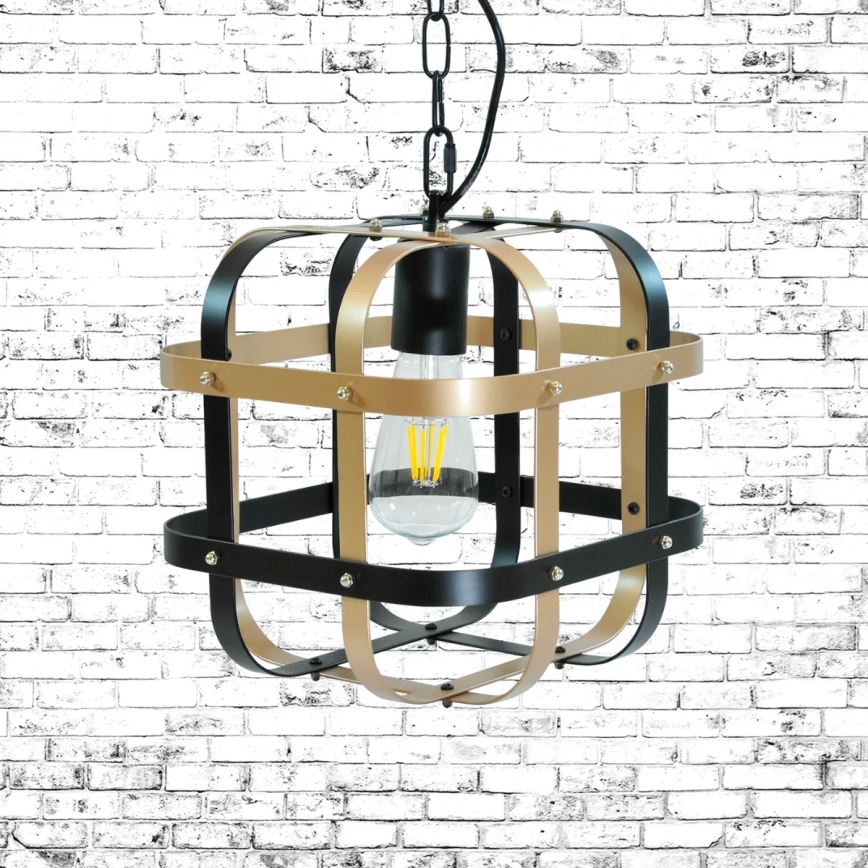 Chandelier on a string KLATKA 1xE27/10W/230V