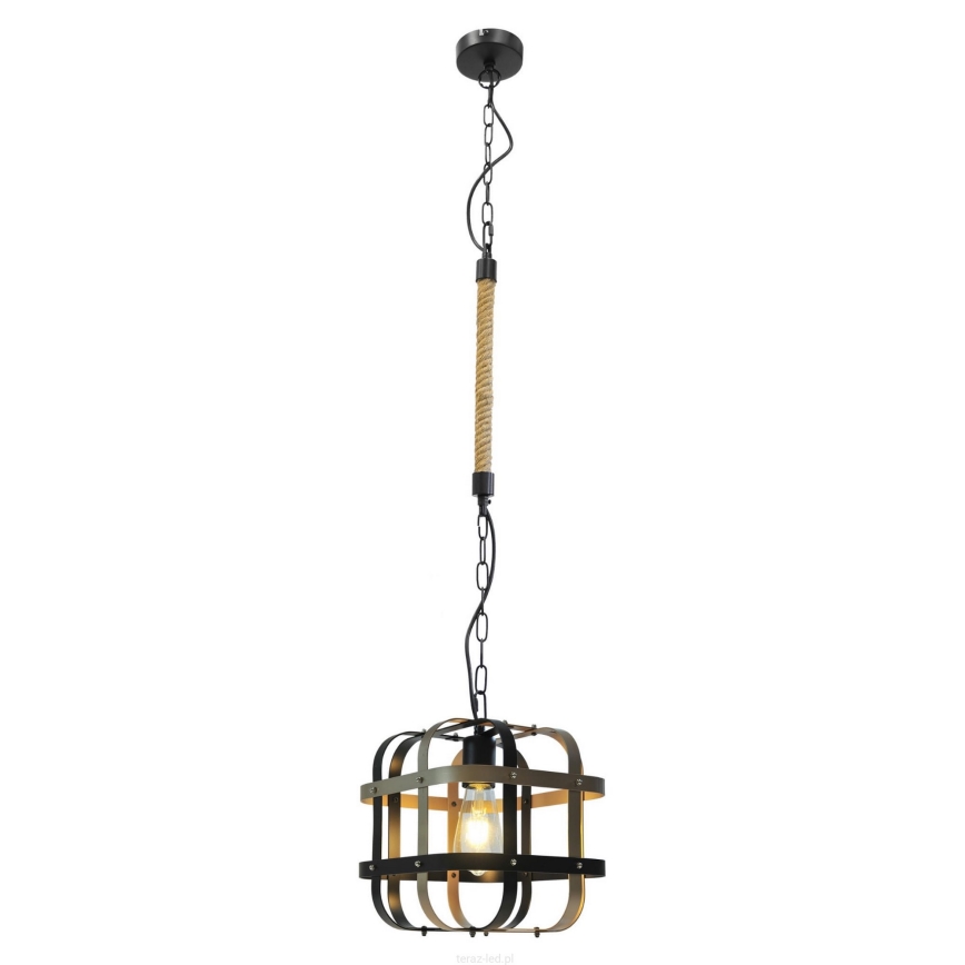 Chandelier on a string KLATKA 1xE27/10W/230V