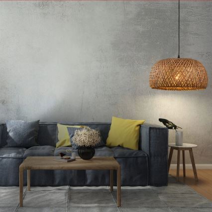 Chandelier on a string KORFU 1xE27/20W/230V d. 38 cm bamboo