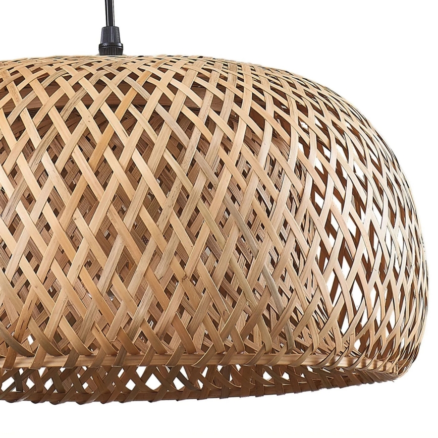 Chandelier on a string KORFU 1xE27/20W/230V d. 38 cm bamboo