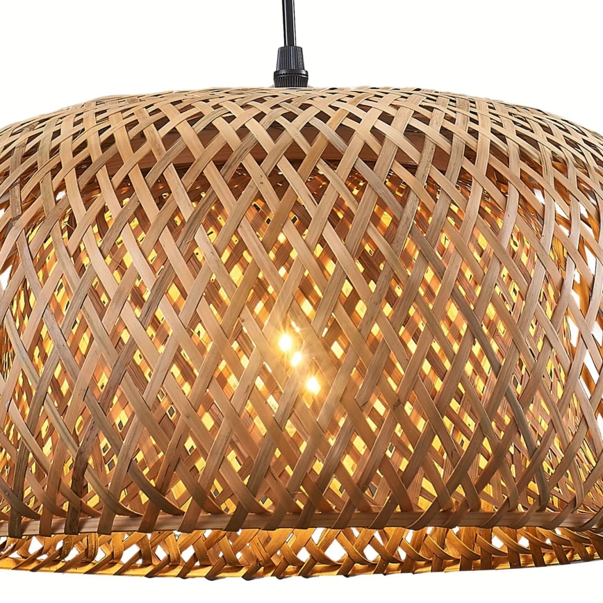 Chandelier on a string KORFU 1xE27/20W/230V d. 38 cm bamboo