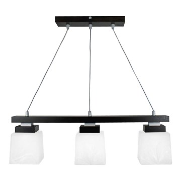 Chandelier on a string KUBUS 3xE27/60W/230V