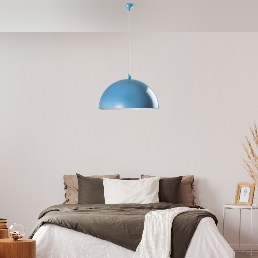 Chandelier on a string KURE 1xE27/40W/230V blue