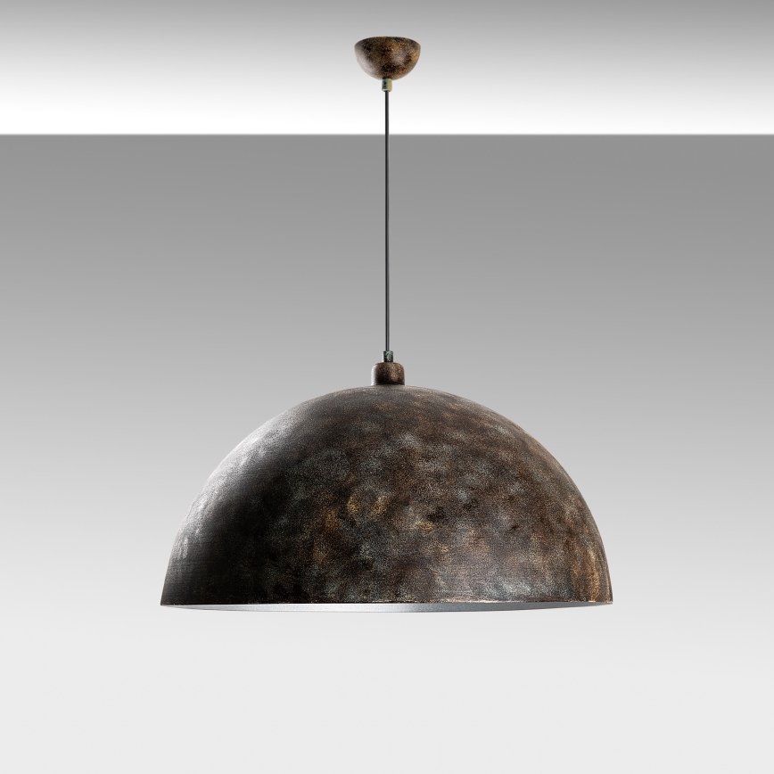 Chandelier on a string KURE 1xE27/40W/230V d. 60 cm grey
