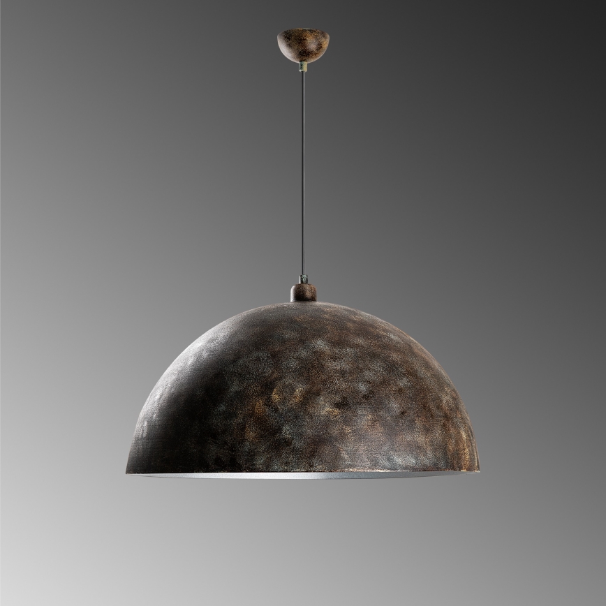 Chandelier on a string KURE 1xE27/40W/230V d. 60 cm grey