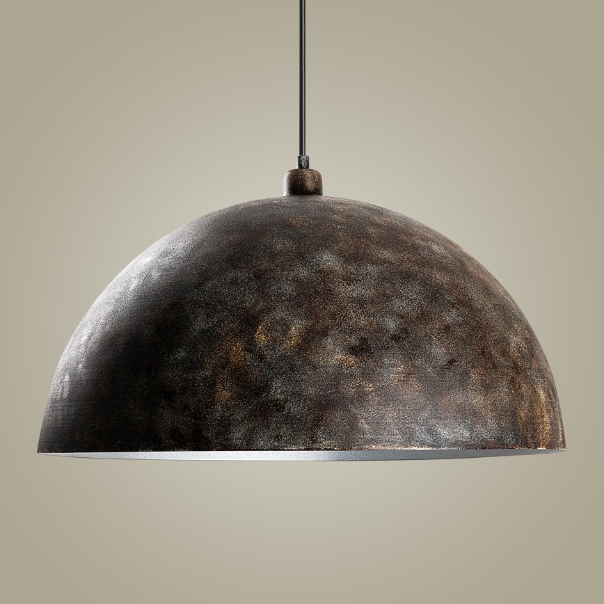 Chandelier on a string KURE 1xE27/40W/230V d. 60 cm grey