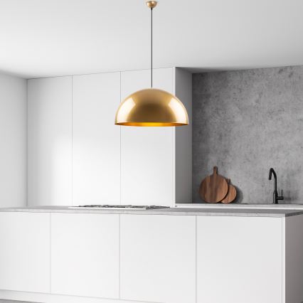 Chandelier on a string KURE 1xE27/40W/230V gold