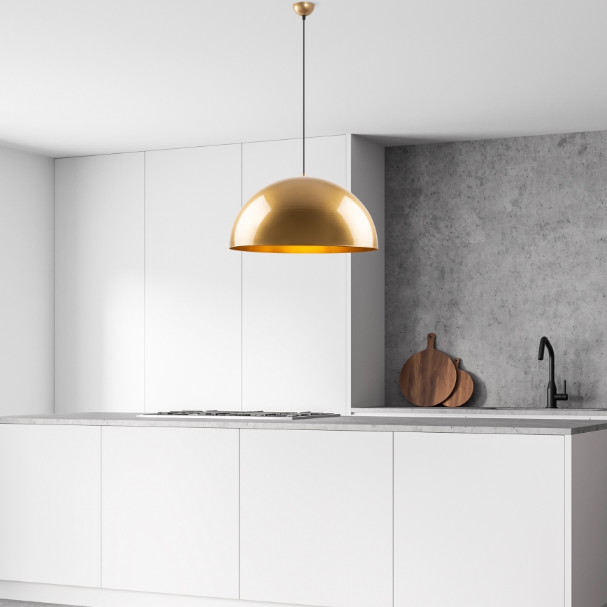 Chandelier on a string KURE 1xE27/40W/230V gold