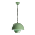 Chandelier on a string KURE 1xE27/40W/230V green