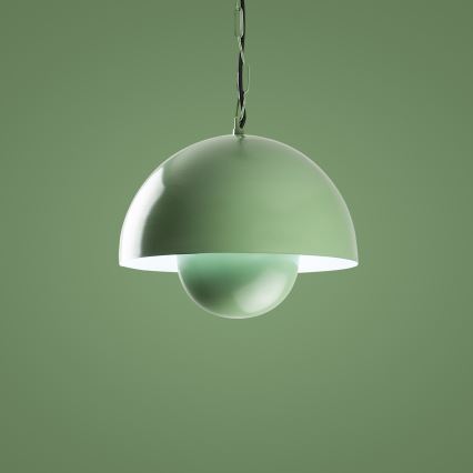 Chandelier on a string KURE 1xE27/40W/230V green