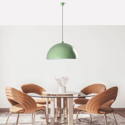 Chandelier on a string KURE 1xE27/40W/230V green