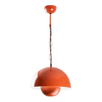 Chandelier on a string KURE 1xE27/40W/230V orange