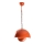 Chandelier on a string KURE 1xE27/40W/230V orange
