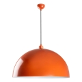 Chandelier on a string KURE 1xE27/40W/230V orange