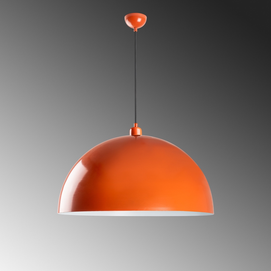 Chandelier on a string KURE 1xE27/40W/230V orange