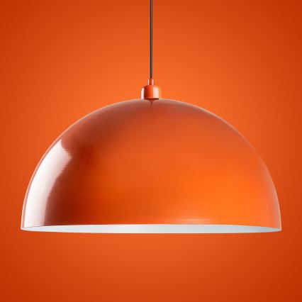 Chandelier on a string KURE 1xE27/40W/230V orange
