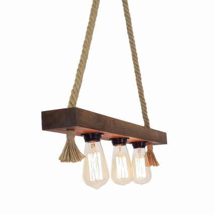 Chandelier on a string KUTUK 3xE27/40W/230V
