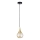 Chandelier on a string LACRIMA HONEY 1xE27/60W/230V