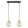 Chandelier on a string LACRIMA HONEY 2xE27/60W/230V