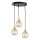 Chandelier on a string LACRIMA HONEY 3xE27/60W/230V d. 30 cm