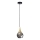 Chandelier on a string LACRIMA SMOKY 1xE27/60W/230V