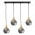 Chandelier on a string LACRIMA SMOKY 4xE27/60W/230V