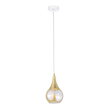 Chandelier on a string LACRIMA WHITE 1xE27/60W/230V